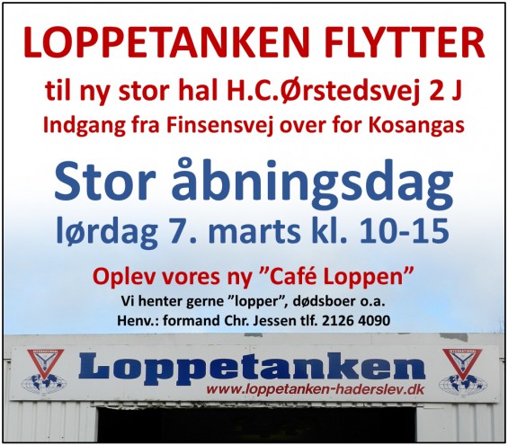 Annonce Loppetankens åbning