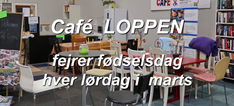 Caféen fejrer fødselsdag